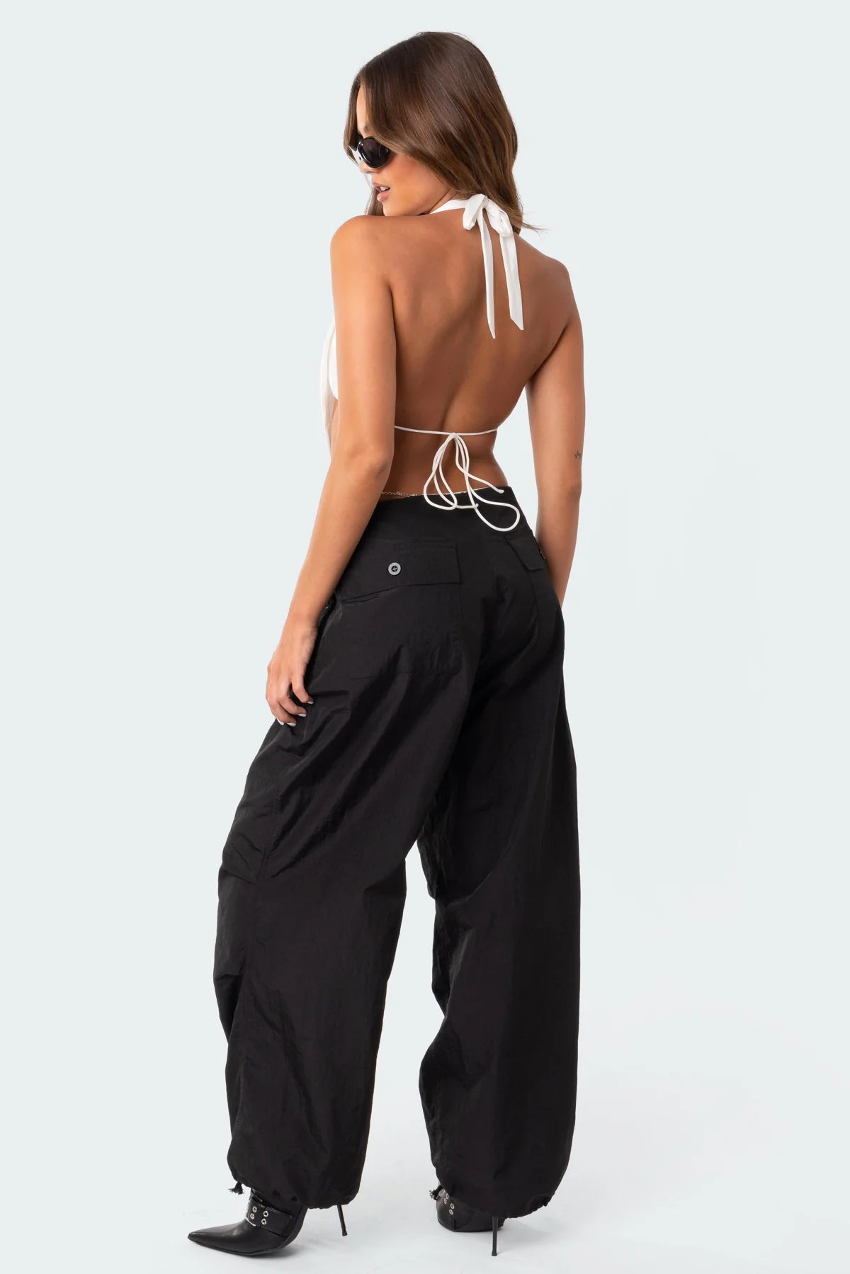 Top Cropped Oversized Frente Única