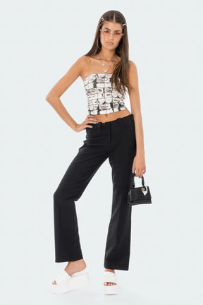 Top Cropped Estampado