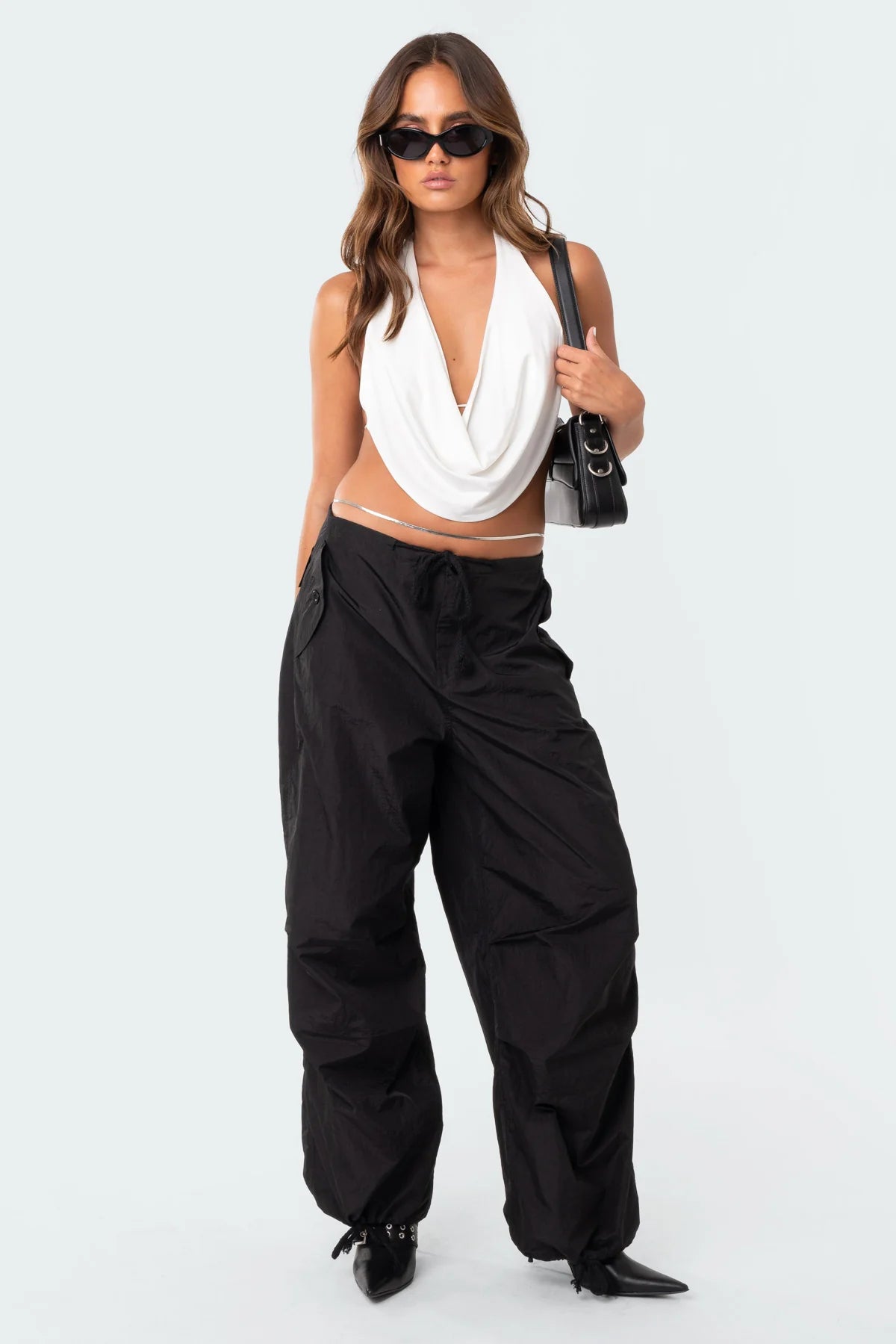 Top Cropped Oversized Frente Única