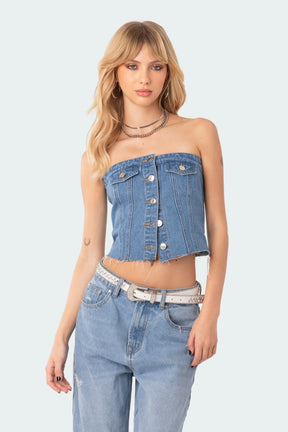 Top Corset Denim Jeans Gianna