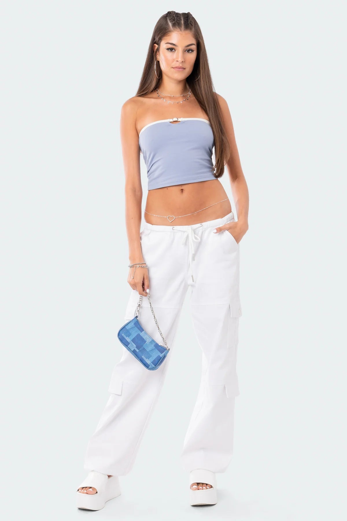 Top Cropped Tubo Mini Cinto