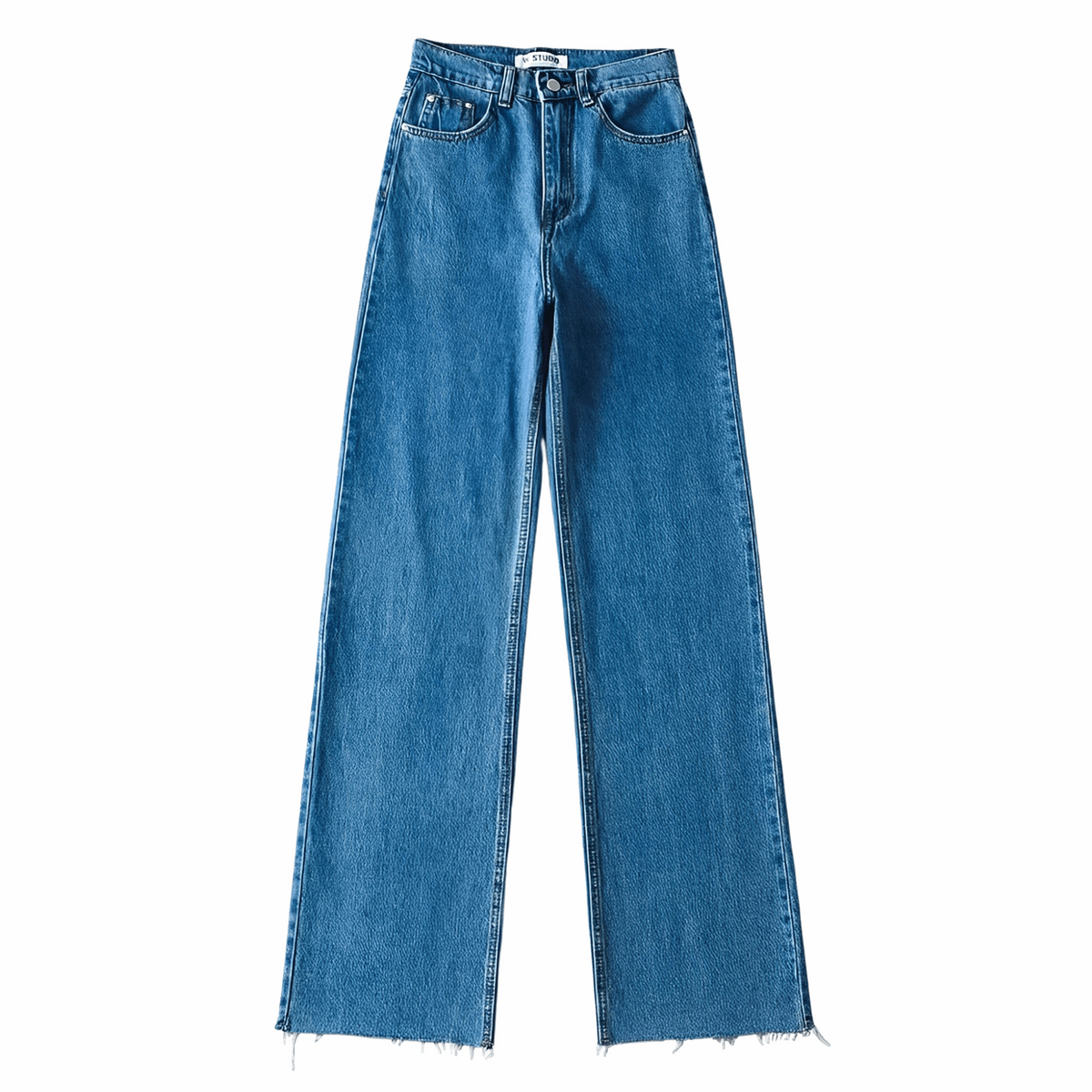 Jeans Wide Leg de Cintura Alta