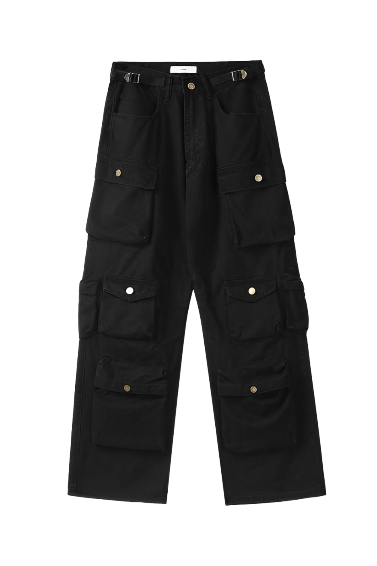 Calça Cargo Perna Reta com Multi Bolsos